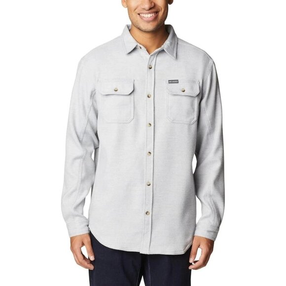 Columbia Other - NEW Columbia Deschutes River Heavyweight Flannel Shirt Men's S Grey Heather